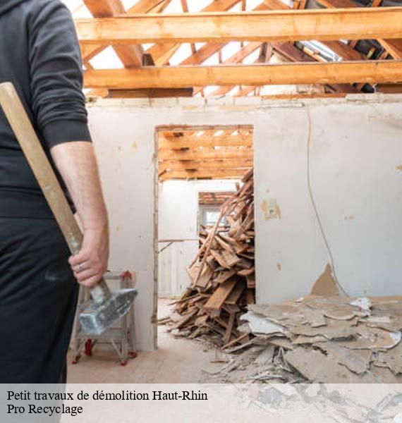 Petit travaux de démolition 68 Haut-Rhin  Pro Recyclage 