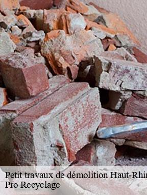 Petit travaux de démolition 68 Haut-Rhin  Pro Recyclage 