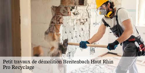 Petit travaux de démolition breitenbach-haut-rhin-68380 Pro Recyclage