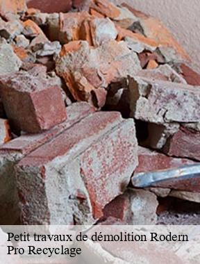 Petit travaux de démolition rodern-68590 Pro Recyclage