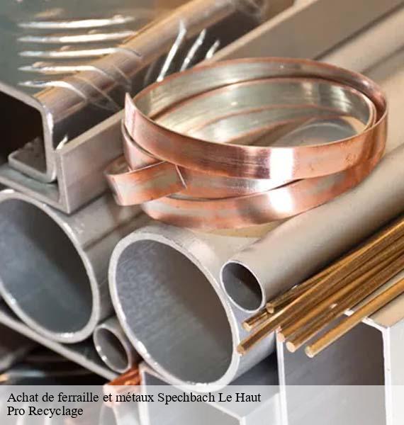 Achat de ferraille et métaux spechbach-le-haut-68720 Pro Recyclage