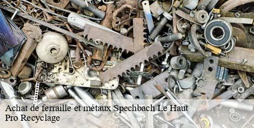 Achat de ferraille et métaux spechbach-le-haut-68720 Pro Recyclage