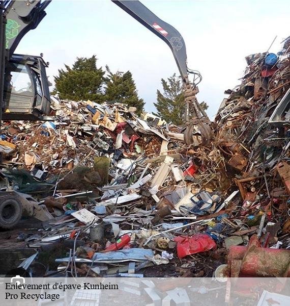 Enlevement d'épave  kunheim-68320 Pro Recyclage 
