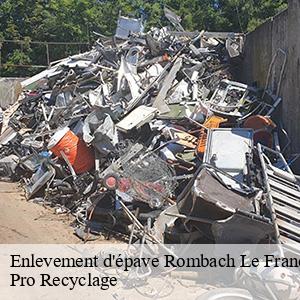 Enlevement d'épave rombach-le-franc-68660 Pro Recyclage